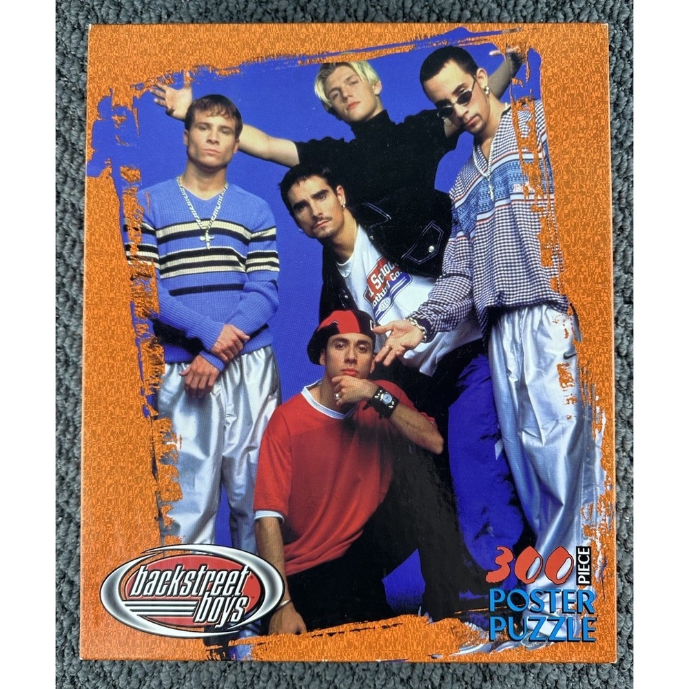 Backstreet Boys Millennium Jumbo 300 Piece Poster Size Puzzle Boy Band Complete